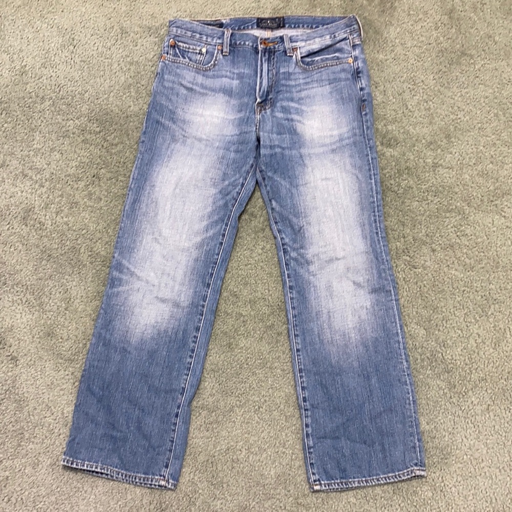 Lucky Jeans 361 Vintage Straight Faded Blue Jeans